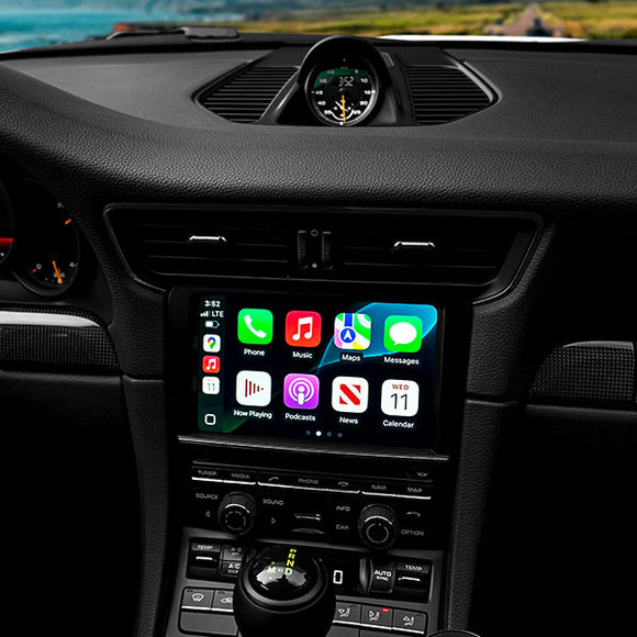 Wireless Apple CarPlay Android Auto MOST Interface for Porsche 911 991.1 PCM 3.1