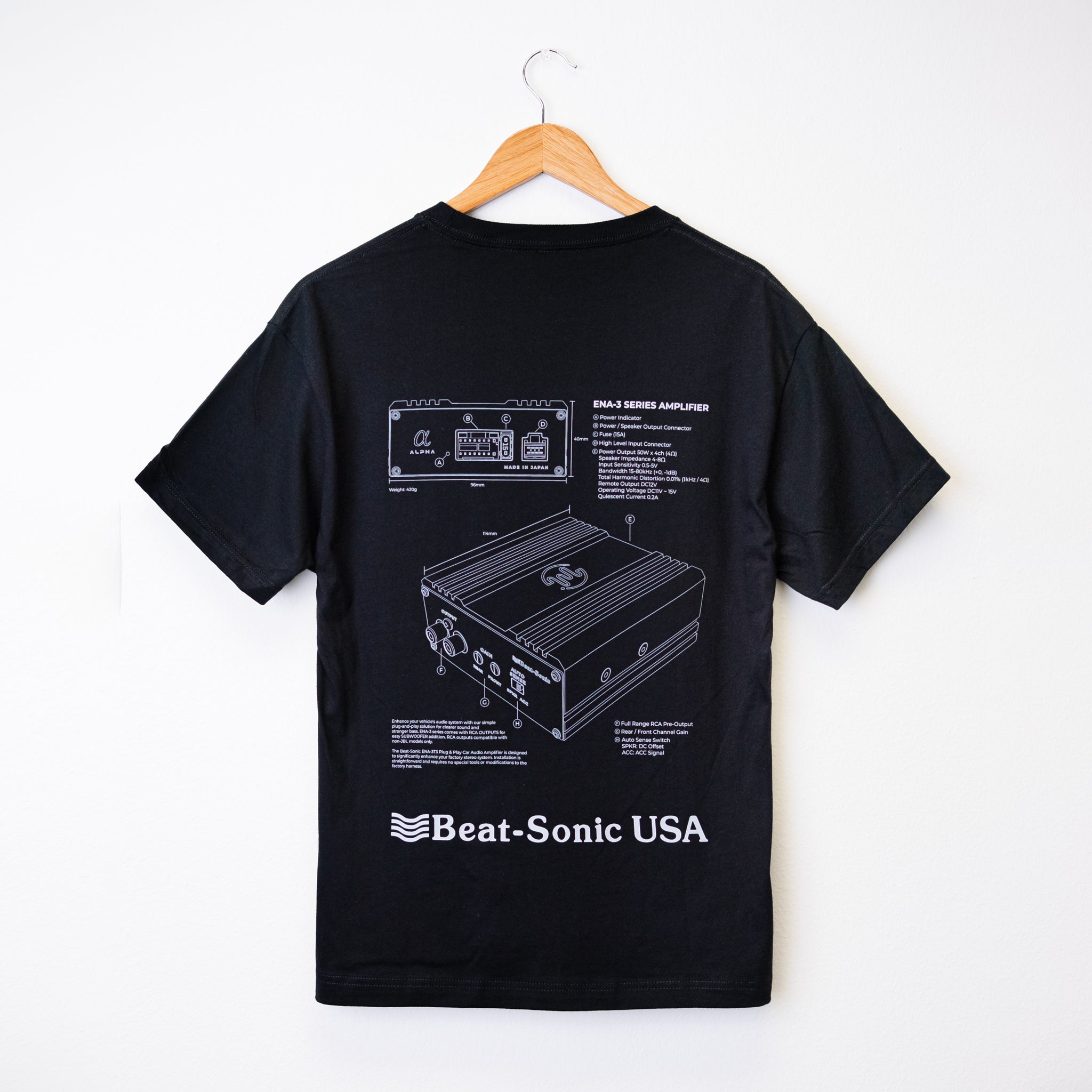 Beat-Sonic ENA-3 Amplifier T-Shirt Limited Edition | Beat-Sonic USA