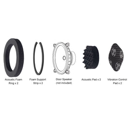 Beat-Sonic DMS-SP302 Door Speaker Acoustic Foam Kit - Universal 9x8 in. - 0