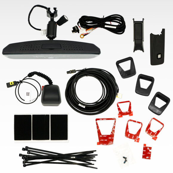 Digital Rearview E-Mirror kit for 2010-2023 Lexus GX 460, complete product layout