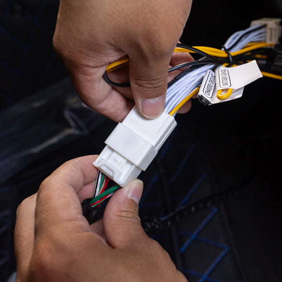 Plug & Play Power Seat Cable Harness for Active Subwoofer - Toyota & Lexus | Beat-Sonic EAZ-C02