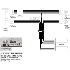 Beat-Sonic ENA-2T3 Plug and Play Amplifier Kit for 2018+ Toyota Models - 0