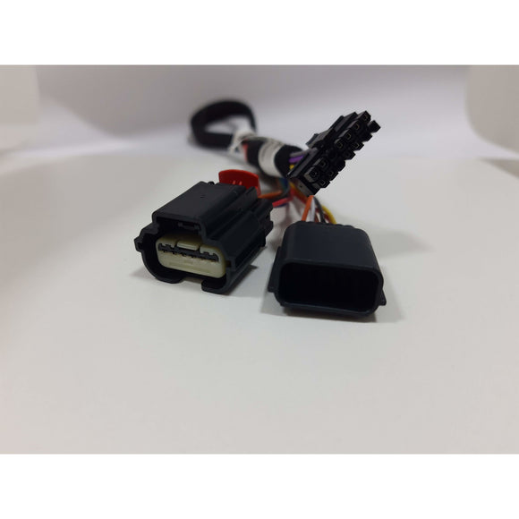 ShiftPower SP43 throttle response controller with OEM-style wiring harness and connectors for Ram 1500 and Dodge Charger