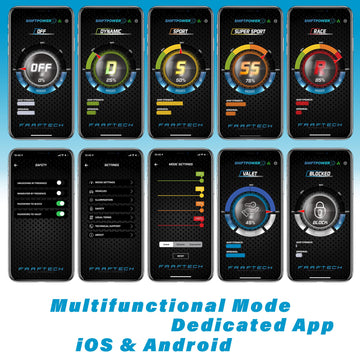 Shiftpower Throttle Response Controller Mobile App, Dedicated and Customizable modes for different driving preferences, Beat-Sonic USA