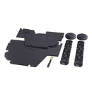 NBR (Nitrile Butadiene Rubber) sponge material — combines soundproofing and sound absorption in a lightweight, flexible material that won't add unnecessary mass to your doors