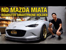 Beat-Sonic BSA21EP Smartphone Holder Kit for 2016-2025 ND Mazda and Fiat 124 Spider-4