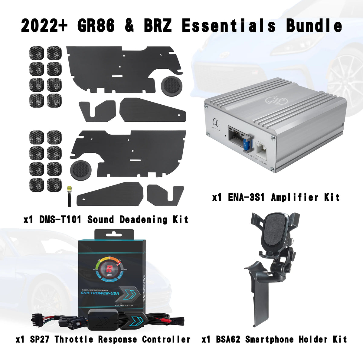 Beat-Sonic GR86 & BRZ Essentials Bundle - Amp, Throttle & More