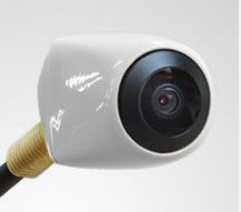 Beat-Sonic BCAM10AW Universal Front Camera, Fisheye, Wide Angle Lens, White - Beat-Sonic USA