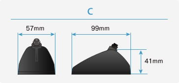 Beat-Sonic FDX3 Functional Shark Fin Antenna, Universal Type - Beat-Sonic USA