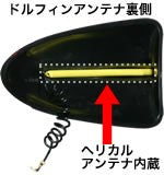 Beat-Sonic FDX3 Functional Shark Fin Antenna, Universal Type - Beat-Sonic USA