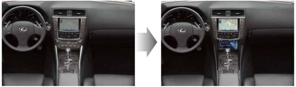 Beat-Sonic MVX-140L 2006-2009 Lexus IS 250, IS 350, IS-F Double DIN Kit Integration Adapter Kit (With factory NAV) - Beat-Sonic USA